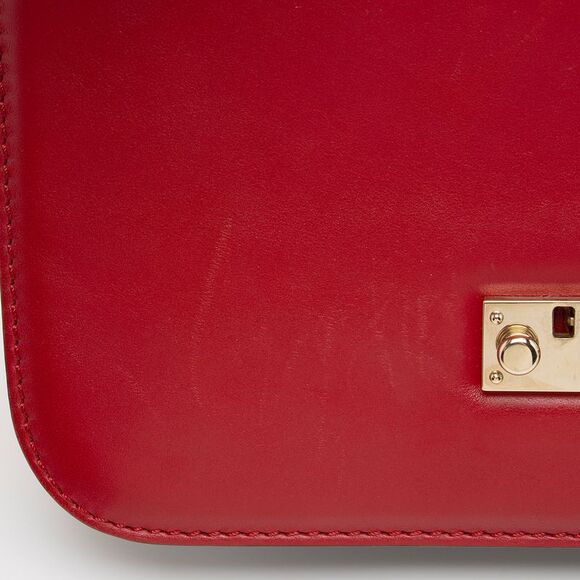 Valentino Calfskin Glam Lock Medium Shoulder Bag - Picture 13 of 16